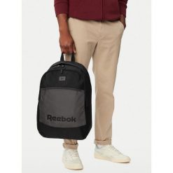 Plecak Reebok. Czarne plecaki damskie Reebok, bez wzorów, sportowe. Za 129.99 zł.