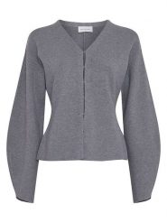 MOSS COPENHAGEN Kardigan w kolorze szarym rozmiar: M/L. Szare kardigany damskie MOSS COPENHAGEN, l, bez wzorów. Za 169.95 zł.