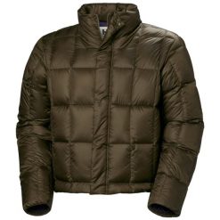 Kurtka puchowa Helly Hansen Arc Down. Brązowe kurtki męskie Helly Hansen, m, bez wzorów, z puchu, bez kaptura. W wyprzedaży za 1,546.50 zł.