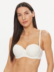 Selmark Biustonosz push-up Penelope 31026B Biały. Białe biustonosze SELMARK, bez wzorów, z syntetyku. Za 229.99 zł.