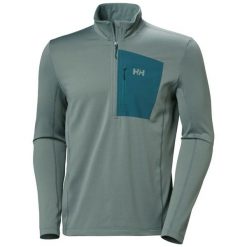 Bluza 1/2 zip Helly Hansen Versalite Fleece. Zielone bluzy bez kaptura męskie Helly Hansen, m, z elastanu. Za 404.50 zł.