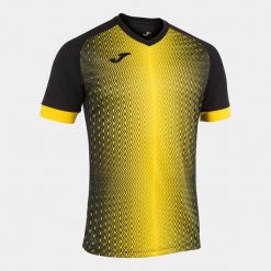 Koszulka do piłki nożnej męska Joma Supernova. Czarne t-shirty sportowe męskie Joma, m, z jersey, bez ramiączek, do piłki nożnej. Za 157.05 zł.