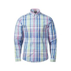 Koszula z długim rękawem Musto Marina. Niebieskie koszule damskie Musto, bez wzorów, marine, bez kołnierzyka, bez ramiączek. Za 429.50 zł.