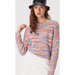 Melanżowy sweter - Wielobarwny. Swetry klasyczne damskie Sinsay, l, bez kołnierzyka. Za 59.99 zł.