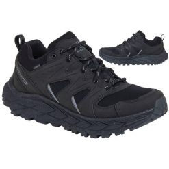 Buty turystyczne męskie Karrimor Kestral Low. Czarne buty trekkingowe męskie Karrimor, bez zapięcia, trekkingowe. Za 414.99 zł.