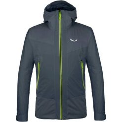 Kurtka trekkingowa męska Salewa Puez PTX 2L. Niebieskie kurtki męskie Salewa, l, bez wzorów, z poliesteru, bez kaptura. Za 801.55 zł.