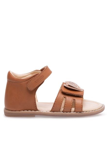 Lasocki Kids Sandały PATI 3421-A Brązowy. Brązowe sandały dziewczęce Lasocki Kids, ze skóry, bez zapięcia. Za 129.99 zł.