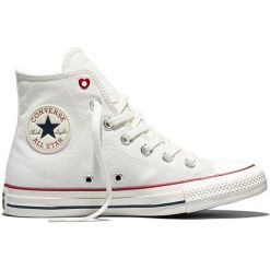 Buty sportowe Converse Chuck Taylor All Star. Białe buty sportowe na co dzień damskie Converse, bez wzorów. Za 490.00 zł.