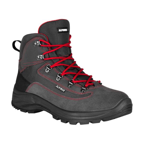 Buty trekkingowe Alpinus Brahmatal dla dorosłych High Active. Czerwone buty trekkingowe męskie Alpinus, bez zapięcia, trekkingowe. Za 389.00 zł.
