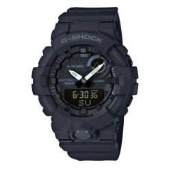 Zegarek męski Casio GBA-800-1AER, Quartz, 48mm, 20ATM. Czarne zegarki męskie Casio. Za 560.65 zł.