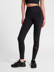 Damskie legginsy Hummel Hiit Intensity. Czarne bielizna termoaktywna damska HUMMEL, s, bez wzorów, z materiału. Za 268.75 zł.