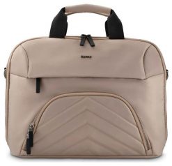 Torba Hama Premium Lightweight 15.6-16.2'' beżowy. Brązowe torby na laptopa damskie Hama, bez wzorów, z materiału. Za 159.90 zł.