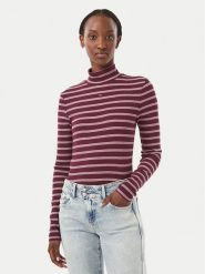 Tommy Jeans Bluzka Essential DW0DW19830 Fioletowy Slim Fit. Fioletowe bluzki damskie Tommy Jeans, l, bez wzorów, z bawełny, bez kołnierzyka, bez ramiączek. Za 219.99 zł.