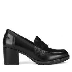 Półbuty Lasocki. Czarne półbuty damskie Lasocki, bez wzorów, bez obcasa, na obcasie. Za 239.99 zł.