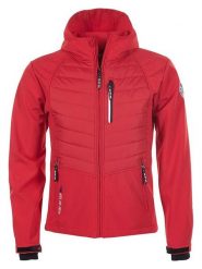 Vent du Cap Kurtka softshellowa "Capver" w kolorze czerwonym rozmiar: XXL. Czerwone kurtki outdoor męskie Vent du Cap, xxl, bez wzorów, bez kaptura. Za 288.52 zł.
