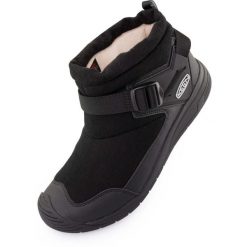 Keen Men Hoofdromeo Slip‑on skóra/fleece czarny 42. Czarne trampki i tenisówki damskie Keen, bez wzorów, ze skóry. Za 441.99 zł.