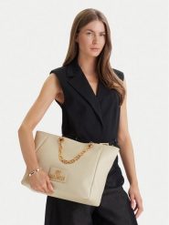 LOVE MOSCHINO Torebka JC4164PP1OL1211A Beżowy. Brązowe torebki klasyczne damskie Love Moschino, bez wzorów, ze skóry, bez dodatków. Za 669.99 zł.