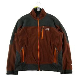 Second life - Kurtka polarowa męska WindStopper The North Face - Stan dobry. Brązowe kurtki męskie The North Face, l, bez wzorów, z materiału, klasyczne, bez kaptura. Za 149.06 zł.