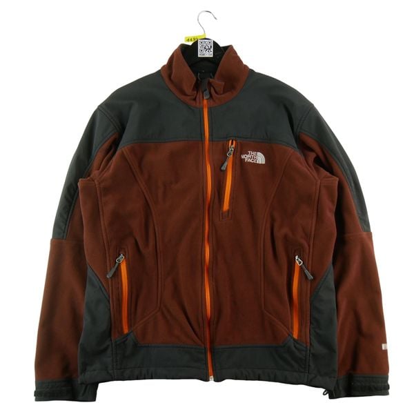 Second life - Kurtka polarowa męska WindStopper The North Face - Stan dobry. Brązowe kurtki męskie The North Face, l, bez wzorów, z materiału, klasyczne, bez kaptura. Za 149.06 zł.