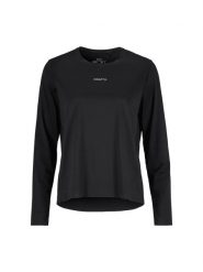 Craft Hypervent Longsleeve W – oddychająca koszulka z długim rękawem – Black. Czarne t-shirty damskie Craft, l, bez wzorów, z jersey, bez kołnierzyka. Za 280.00 zł.
