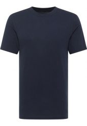 Męski T-Shirt Mustang Style Alex Dark Sapphire 1017988 4136. Niebieskie t-shirty męskie Mustang, m, bez wzorów, bez kołnierzyka. Za 79.99 zł.