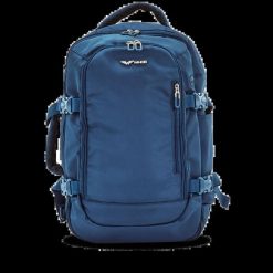 Wings Kabinowy Plecak Torba 2W1 Tanager Deep Blue. Niebieskie plecaki męskie Wings, bez wzorów, z materiału. Za 149.90 zł.