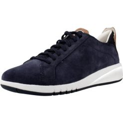 Buty GEOX D AERANTIS Niebieski. Niebieskie obuwie treningowe damskie Geox, na fitness i siłownię. Za 471.99 zł.