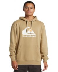 Bluza z kapturem dla Mężczyzn BIG LOGO Beżowy. Brązowe bluzy z kapturem męskie Quiksilver, m, z bawełny. Za 226.60 zł.