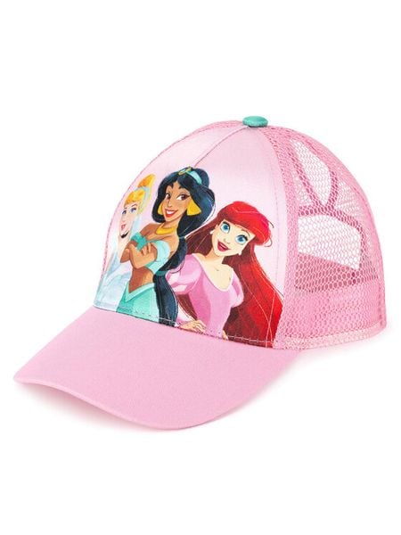 Princess Czapka z daszkiem ACCCS-SS24-202DPRN-A Różowy. Czerwone czapki dziecięce princess, bez wzorów, z poliesteru. Za 39.99 zł.