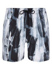 DKNY Szorty kąpielowe w kolorze czarno-błękitnym rozmiar: M. Czarne szorty sportowe męskie DKNY, m, z materiału, outdoorowe. Za 93.95 zł.