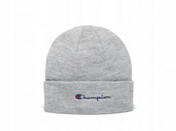 Czapka sportowa unisex Champion zimowa ciepła. Szare czapki męskie CHAMPION, na zimę, bez wzorów, z materiału, klasyczne. Za 54.90 zł.