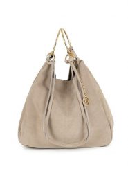 Mia Tomazzi Skórzana torebka "Tarabella" w kolorze beżowym - 34 x 30 x 11 cm rozmiar: onesize. Brązowe torebki klasyczne damskie Mia Tomazzi, bez wzorów, z materiału, bez dodatków. Za 260.99 zł.