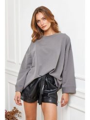 Joséfine Koszulka "Paladium" w kolorze szarym rozmiar: XL. Szare bluzki damskie Joséfine, xl, bez wzorów, z bawełny, bez kołnierzyka, bez ramiączek. Za 122.38 zł.