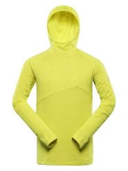Alpine Pro Bluza polarowa "Gorf" w kolorze żółtym rozmiar: M. Żółte bluzy z kapturem męskie Alpine Pro, m, z materiału. Za 204.95 zł.