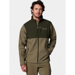 Kurtka Softshellowa Męska Columbia Ascender. Zielone kurtki męskie Columbia, m, bez wzorów, z softshellu, klasyczne, bez kaptura. Za 439.00 zł.