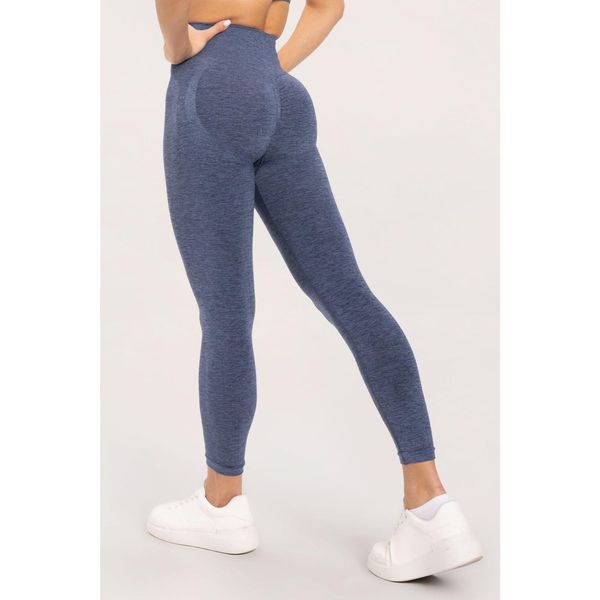 Legginsy fitness damskie Gym Glamour seamless push up. Niebieskie legginsy damskie GYM GLAMOUR, xs, bez wzorów. Za 169.99 zł.