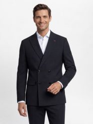 Finshley & Harding London kurtka modułowa - Berry Mężczyźni Comfort Fit niebieski, 98. Niebieskie kurtki męskie Finshley & Harding London, m, z aplikacjami, z syntetyku, eleganckie, bez kaptura. Za 749.95 zł.