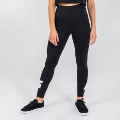 Legginsy do tańca urban dance damskie Starever wysoki stan. Czarne legginsy damskie STAREVER, l, bez wzorów, z elastanu. W wyprzedaży za 89.99 zł.