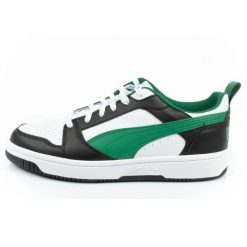 Buty Puma Rebound v6 392328 23 białe. Białe buty sportowe na co dzień męskie z materiału, bez zapięcia. Za 414.66 zł.