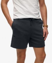 Superdry Essential Logo Classic Szorty – ECLIPSE NAVY. Niebieskie szorty męskie Superdry., bez wzorów, z bawełny, klasyczne. Za 259.50 zł.