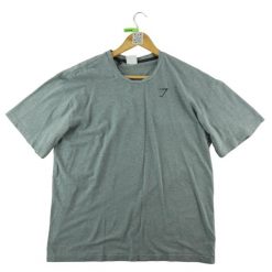 Second life - Gymshark męski T-shirt oversize szary - Stan bardzo dobry. Szare t-shirty męskie Gymshark, m, bez wzorów, z materiału, bez kołnierzyka. Za 63.86 zł.