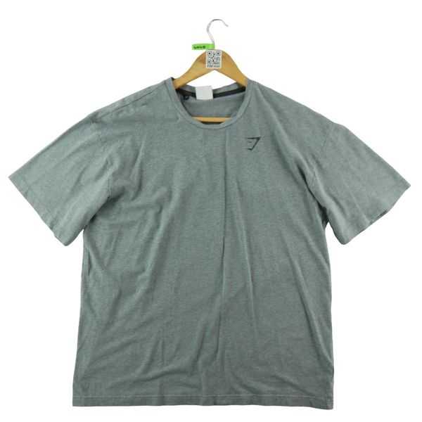 Second life - Gymshark męski T-shirt oversize szary - Stan bardzo dobry. Szare t-shirty męskie Gymshark, m, bez wzorów, z materiału, bez kołnierzyka. Za 63.86 zł.