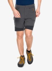 Spodenki turystyczne męskie Rab Torque Mountain Shorts. Szare szorty męskie RAB, bez wzorów, z tkaniny, klasyczne. Za 384.99 zł.