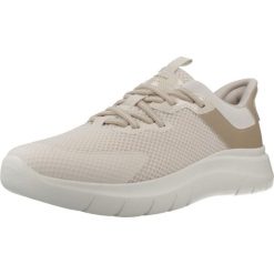 Buty GEOX D PLUMMERY PLUS Beżowy. Brązowe buty sportowe na co dzień damskie Geox, bez wzorów. W wyprzedaży za 386.00 zł.