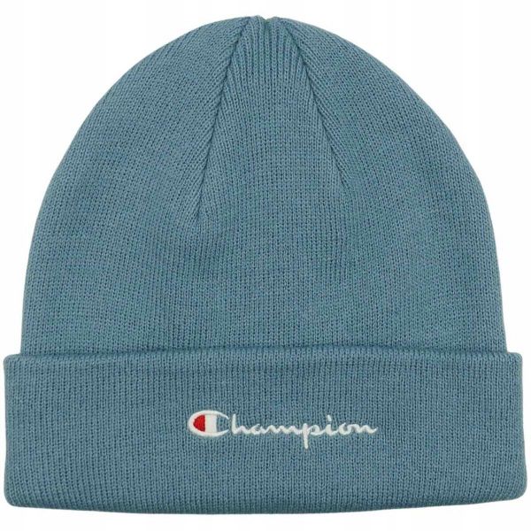 Czapka Champion Beanie Cap 806064. Niebieskie czapki męskie CHAMPION, na jesień, bez wzorów, z dzianiny. Za 95.40 zł.