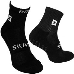 Skarpety sportowe piłkarskie dla dorosłych Proskary antypoślizgowe. Białe skarpetki męskie Proskary, bez wzorów. Za 35.90 zł.