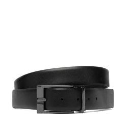 Pasek Armani Exchange. Czarne paski męskie Armani Exchange, bez wzorów. Za 329.99 zł.