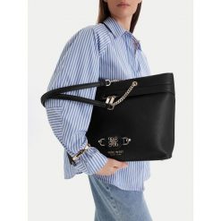 Torebka Nine West. Czarne torebki klasyczne damskie Nine West, bez wzorów, bez dodatków. Za 155.99 zł.
