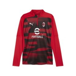 Męska bluza przedmeczowa z zamkiem 1/4 AC Milan PUMA For All Time Red Black. Czarne bluzy bez kaptura męskie Puma, m. W wyprzedaży za 269.00 zł.
