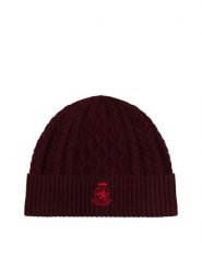 Tommy Hilfiger wełniana czapka Mężczyźni Wełna czerwony, ONE SIZE. Czerwone czapki męskie Tommy Hilfiger, bez wzorów, z dzianiny, eleganckie. Za 139.95 zł.